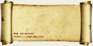 Anica Atanasković vizit kartica